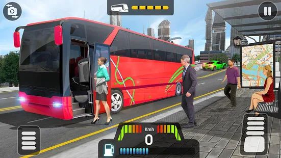 Скачать взломанную Bus Simulator Bus Game Free: PVP Games [МОД открыто все] на Андроид - Версия 1.1.2 apk
