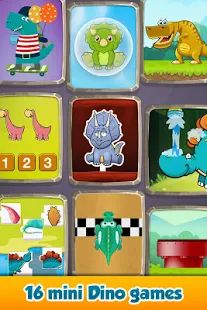Скачать взломанную Динозавр игры - детская игра [МОД открыто все] на Андроид - Версия 3.1.0 apk