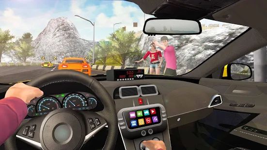 Скачать взломанную Симулятор такси Бесплатные игры-Автомобильные игры [МОД открыто все] на Андроид - Версия 1.1.04 apk