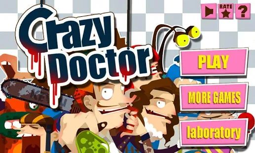 Скачать взломанную Полоумный Врач - Crazy Doctor [МОД много монет] на Андроид - Версия 1.8 apk