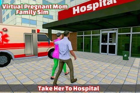 Скачать взломанную виртуальная беременная мама: семейный симулятор [МОД безлимитные деньги] на Андроид - Версия 1.0 apk