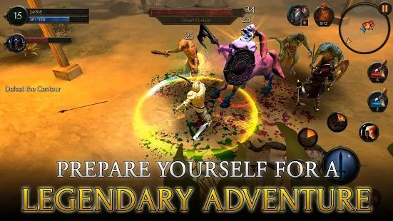 Скачать взломанную Arcane Quest Legends - Offline RPG [МОД много монет] на Андроид - Версия 1.3.0 apk