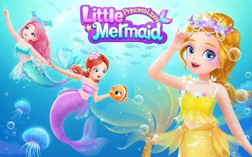 Скачать взломанную Princess Libby Little Mermaid [МОД много монет] на Андроид - Версия 1.0.3 apk