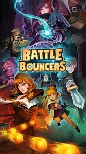 Скачать взломанную Battle Bouncers - РПГ. Боевые герои. Монстры. [МОД открыто все] на Андроид - Версия 1.11.2 apk