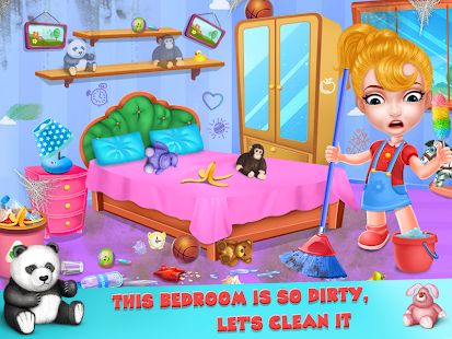 Скачать взломанную Держите ваш дом чистой - девочек дома очистки игра [МОД безлимитные деньги] на Андроид - Версия 1.2.57 apk