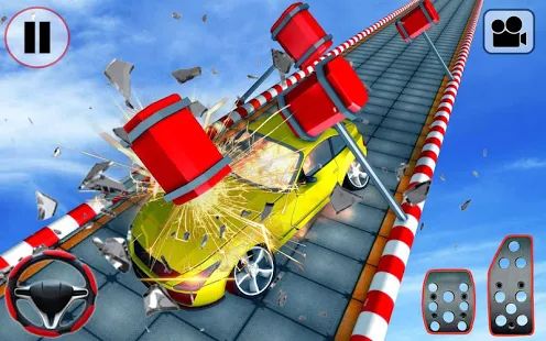 Скачать взломанную автомобиль трюк скат раса - автомобиль игры свобод [МОД много монет] на Андроид - Версия 1.1 apk