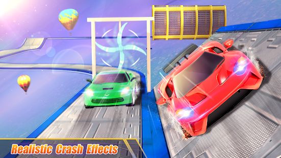 Скачать взломанную Автомобиль Прыжок Игры: Мега рампа автомобиля игры [МОД безлимитные деньги] на Андроид - Версия 1.17 apk