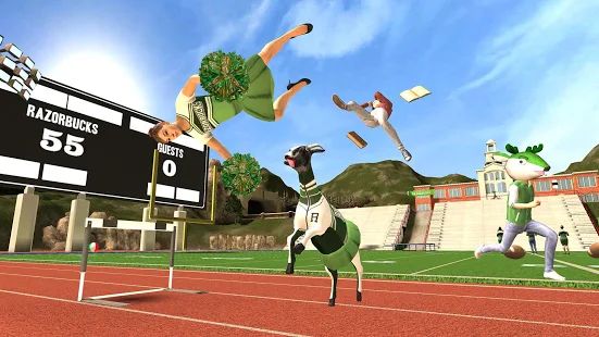 Скачать взломанную Goat Simulator Free [МОД безлимитные деньги] на Андроид - Версия 1.5.3 apk