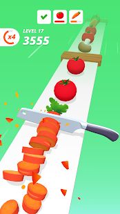 Скачать взломанную Perfect Slices [МОД открыто все] на Андроид - Версия 1.3.3 apk
