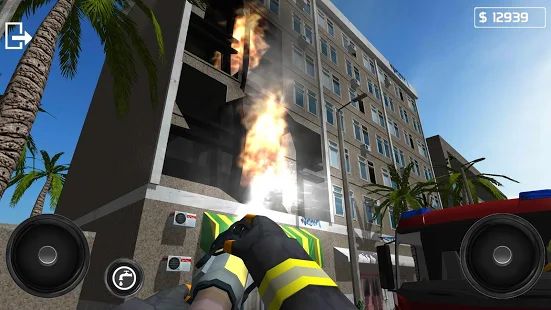 Скачать взломанную Fire Engine Simulator [МОД много монет] на Андроид - Версия 1.4.7 apk