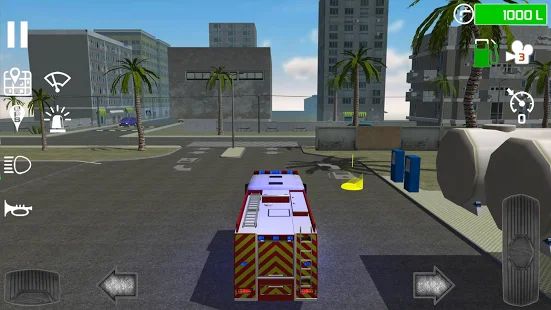 Скачать взломанную Fire Engine Simulator [МОД много монет] на Андроид - Версия 1.4.7 apk