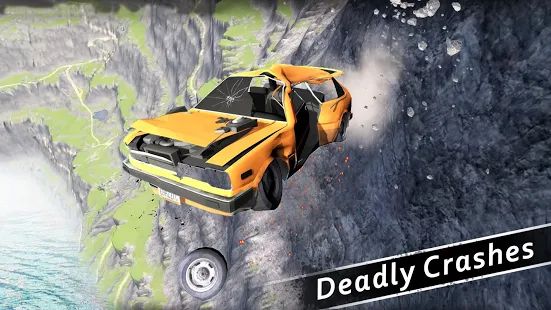 Скачать взломанную Car Crash Test Simulator 3d: Leap of Death [МОД открыто все] на Андроид - Версия 1.3 apk