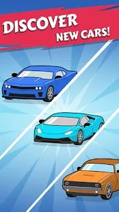 Скачать взломанную Merge Car game free idle tycoon [МОД много монет] на Андроид - Версия 1.1.13 apk