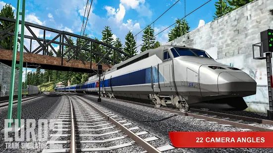 Скачать взломанную Euro Train Simulator 2 [МОД безлимитные деньги] на Андроид - Версия 2020.4.16 apk