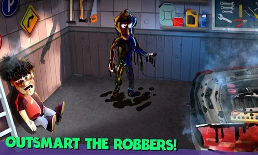 Скачать взломанную Scary Robber Home Clash [МОД открыто все] на Андроид - Версия 1.3.1 apk