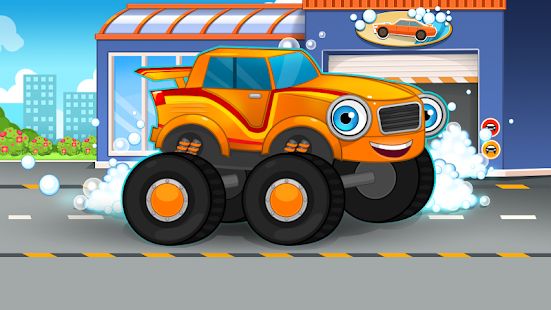 Скачать взломанную Автомойка - монстр грузовик [МОД много монет] на Андроид - Версия 1.1.5 apk