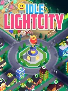 Скачать взломанную Idle Light City - город лампочек [МОД открыто все] на Андроид - Версия 2.5.8 apk