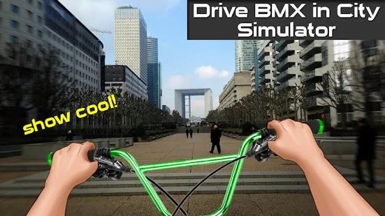 Скачать взломанную Водить BMX в Городе Симулятор [МОД открыто все] на Андроид - Версия 1.3 apk