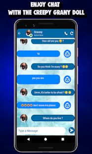 Скачать взломанную Chat And Call Simulator For Creepy Granny’s - 2019 [МОД много монет] на Андроид - Версия 1.0 apk
