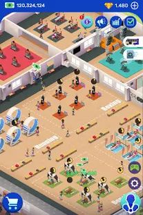 Скачать взломанную Idle Fitness Gym Tycoon - Workout Simulator Game [МОД безлимитные деньги] на Андроид - Версия 1.5.4 apk