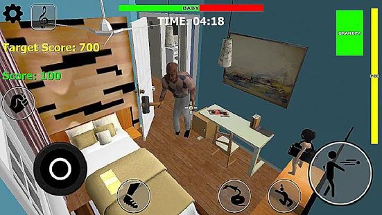 Скачать взломанную Baby Granny 3D: fun simulator game [МОД много монет] на Андроид - Версия 2.7 apk