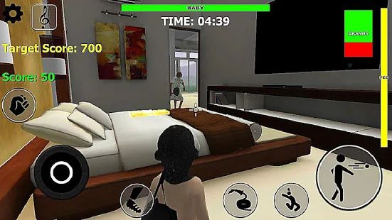 Скачать взломанную Baby Granny 3D: fun simulator game [МОД много монет] на Андроид - Версия 2.7 apk