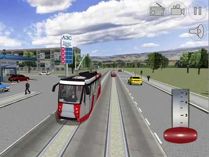Скачать взломанную Симулятор трамвая 3D - 2018 [МОД много монет] на Андроид - Версия 3.0.1 apk