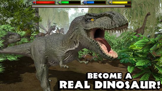Скачать взломанную Ultimate Dinosaur Simulator [МОД открыто все] на Андроид - Версия Зависит от устройства apk