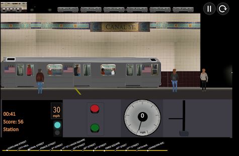 Скачать взломанную New York Subway Driver [МОД открыто все] на Андроид - Версия 2.0 apk