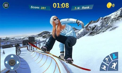 Скачать взломанную Snowboard Master 3D [МОД много монет] на Андроид - Версия 1.2.3 apk