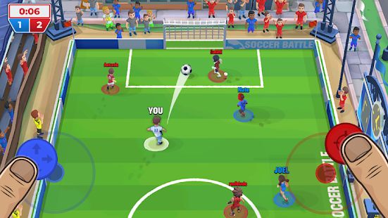 Скачать взломанную Футбольная битва (Soccer Battle) [МОД открыто все] на Андроид - Версия 1.7.0 apk