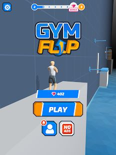 Скачать взломанную Gym Flip [МОД много монет] на Андроид - Версия 3.3 apk