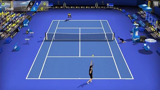 Скачать взломанную Теннис пальцем 3D - Tennis [МОД безлимитные деньги] на Андроид - Версия 1.8.1 apk