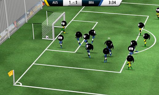 Скачать взломанную Stickman Soccer 2016 [МОД много монет] на Андроид - Версия 1.5.2 apk