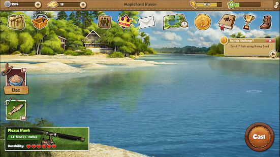 Скачать взломанную Fishing World [МОД безлимитные деньги] на Андроид - Версия 1.1.11 apk