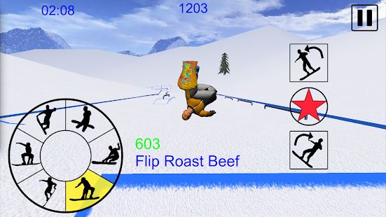 Скачать взломанную Snowboard Freestyle Mountain [МОД открыто все] на Андроид - Версия 1.09 apk