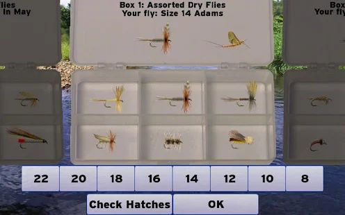 Скачать взломанную Fly Fishing Simulator [МОД открыто все] на Андроид - Версия Зависит от устройства apk