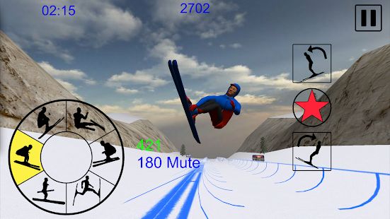 Скачать взломанную Ski Freestyle Mountain [МОД открыто все] на Андроид - Версия 1.09 apk