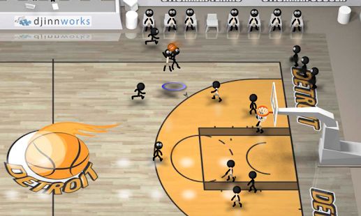 Скачать взломанную Stickman Basketball [МОД открыто все] на Андроид - Версия 2.4 apk