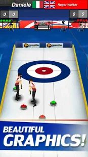 Скачать взломанную Curling 3D [МОД много монет] на Андроид - Версия 2.1 apk