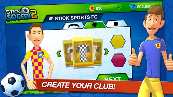 Скачать взломанную Stick Soccer 2 [МОД много монет] на Андроид - Версия 1.2.1 apk