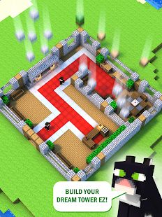 Скачать взломанную Tower Craft 3D - Idle Block Building Game [МОД открыто все] на Андроид - Версия 1.8.7 apk
