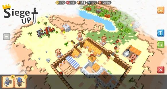 Скачать взломанную RTS Siege Up! - Бесплатная стратегия Оффлайн [МОД много монет] на Андроид - Версия 1.0.250 apk