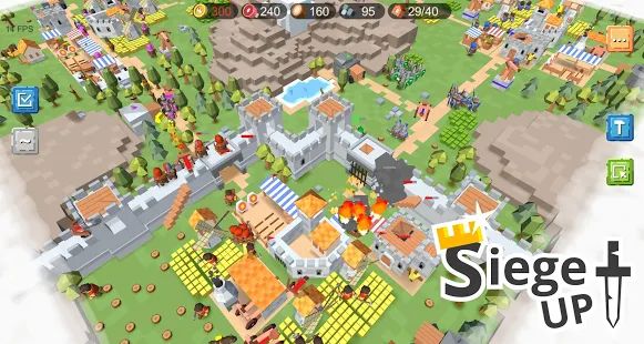 Скачать взломанную RTS Siege Up! - Бесплатная стратегия Оффлайн [МОД много монет] на Андроид - Версия 1.0.250 apk
