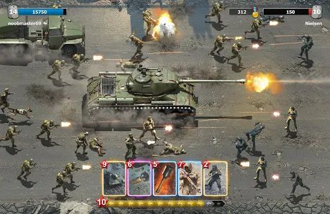 Скачать взломанную Trench Assault [МОД открыто все] на Андроид - Версия 3.7.9 apk