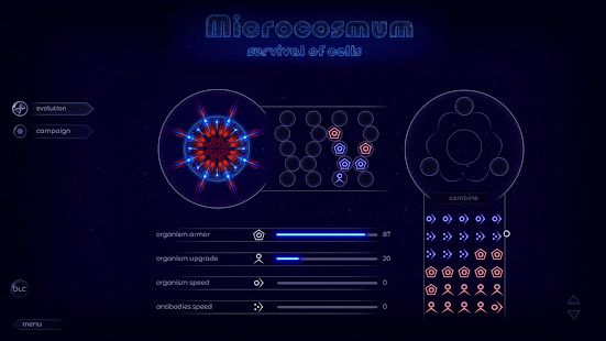 Скачать взломанную Microcosmum: survival of cells [МОД много монет] на Андроид - Версия 4.2.8 apk