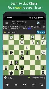 Скачать взломанную Шахматы - Бесплатная Стратегия Настольная Игра [МОД безлимитные деньги] на Андроид - Версия 1.0.5 apk