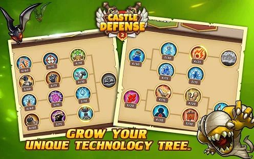 Скачать взломанную Castle Defense 2 [МОД открыто все] на Андроид - Версия 3.2.2 apk