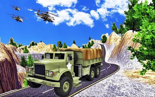 Скачать взломанную Армейский транспорт грузовик водитель военные free [МОД много монет] на Андроид - Версия 1.0 apk