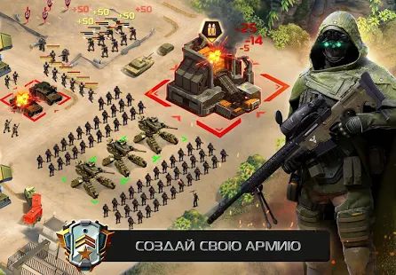 Скачать взломанную Soldiers Inc: Mobile Warfare [МОД открыто все] на Андроид - Версия 1.26.1 apk